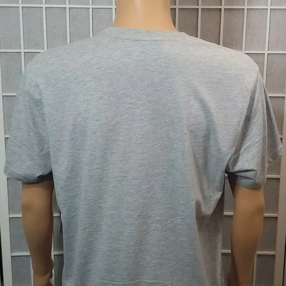 REEBOK SPORT TSHIRT MEN REGULAR FIT SHORT SLEEVE FLECK CAMO SIZE S GREY HEATHER thumbnail 4