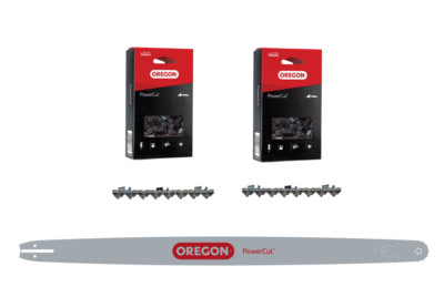 Husqvarna 42'' Bar & 2x Chisel Skiptooth Chains, Oregon 423RNFD009 / 68JX122G(2)