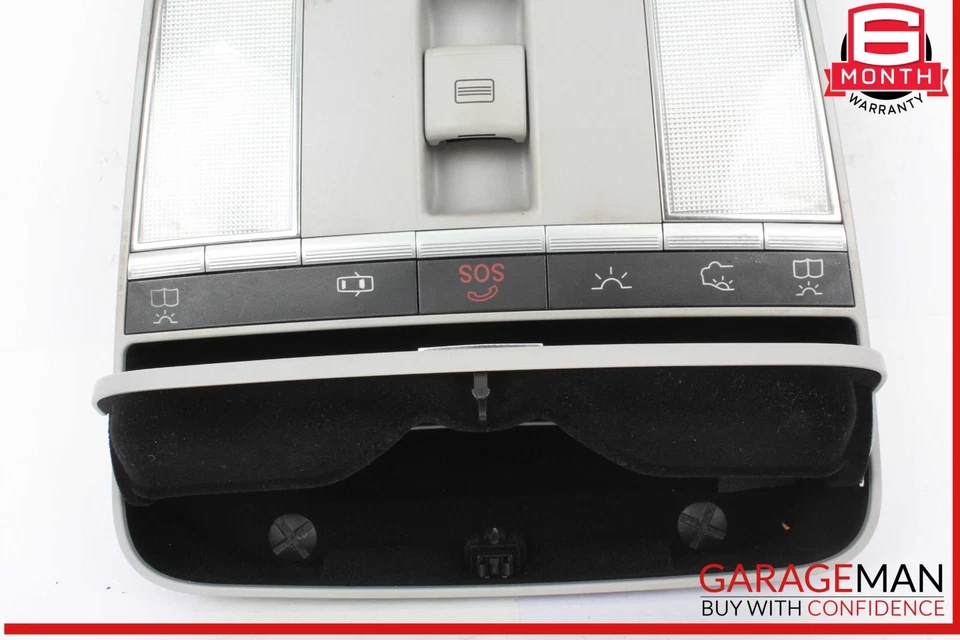 07-09 Mercedes W221 S550 Luz Domo Superior Control Techo Corredizo Gris OEM Foto 4 de 4