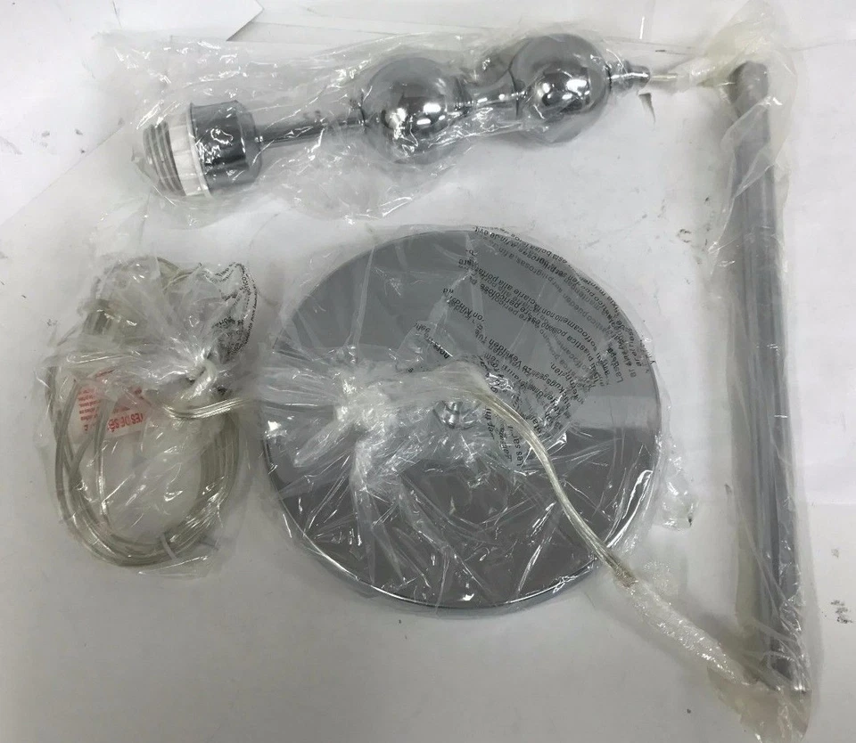 Lámpara de mesa Warehouse of Tiffany TL7230 Shireen cristal cromado Foto 4 de 4