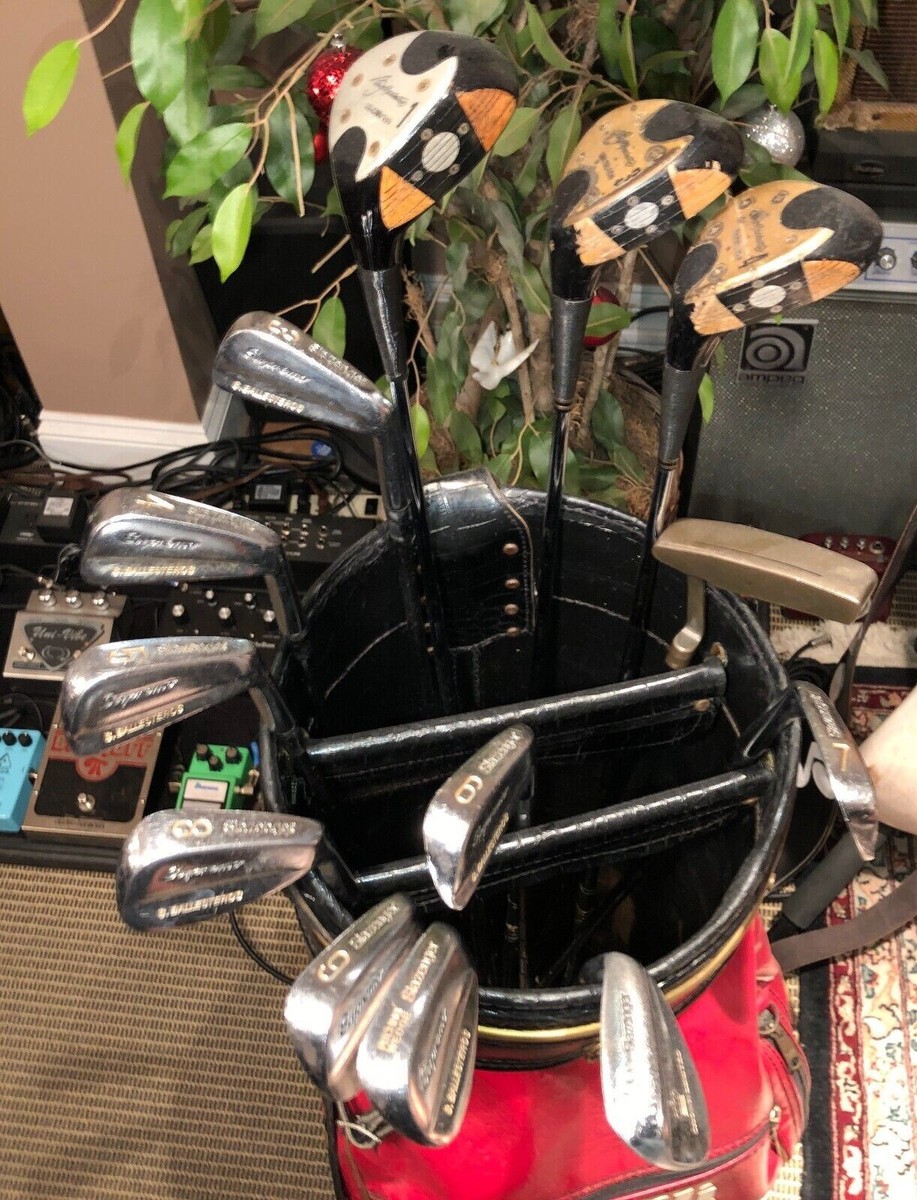 Seve Ballesteros Slazenger SUPREMO Irons + Dunlop Bag + LTD EDTN