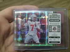 2023 Panini Chronicles Contenders Draft Picks CJ Stroud Pink SP Rookie Card No.3