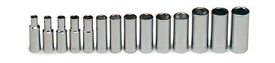 Wright Tool 355 3/8'' Drive, Deep Metric Socket Set 6mm - 19mm (14-Piece)