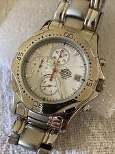 "REGOLO" Chronograph, ALL Stainless Steel, 50m, Quartz 1/20 sec., PERFECT !