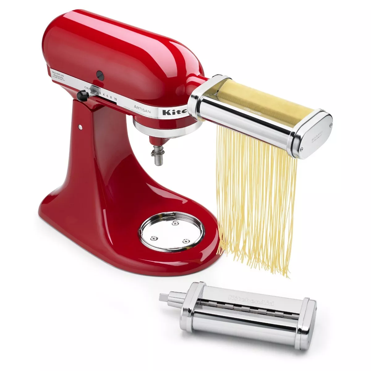 KitchenAid KSMPRA 3-Piece Pasta Roller and Cutter Attachment Set - Stainless Steel