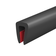 Protalwell Rubber Edge Trim Self-Adhesive Rubber Edge Protector For 1/8 Mirror