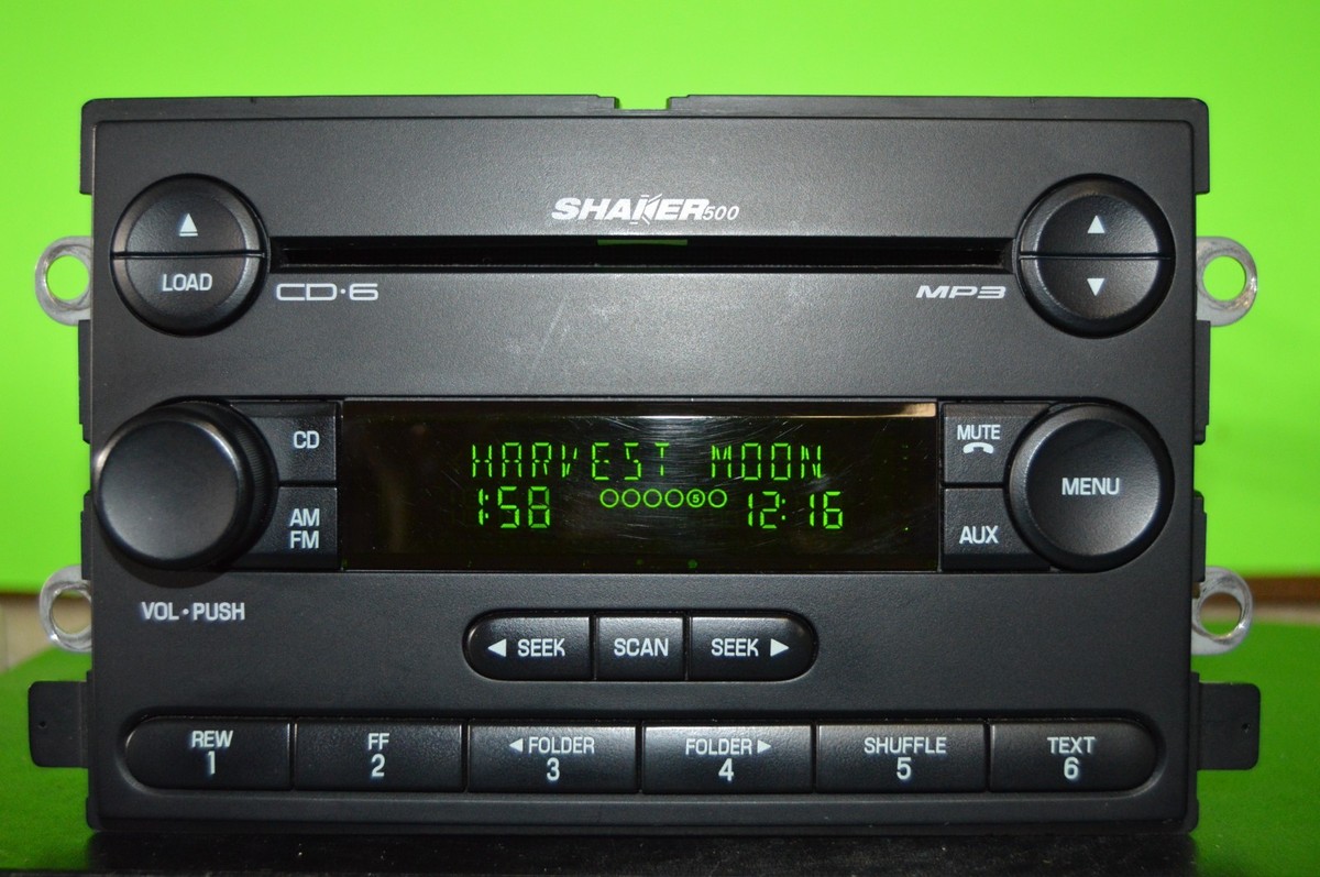 Ford Mustang Shaker 500 OEM Radio 6 CD Disc Changer Mp3 Player