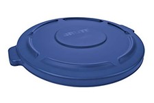 RUBBERMAID COMMERCIAL PRODUCTS BRUTE HEAVY-DUTY ROUND GARBAGE LID - BLUE