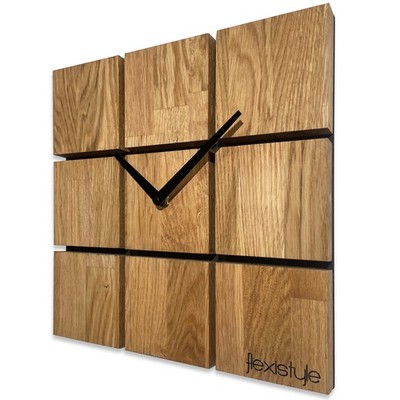 Harmony Holzwanduhr, 30 cm quadratisch
