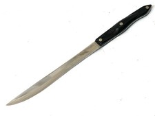 Cutco 1723 JH Knife Dark Brown Swirl Handle Carver Knife USA Made