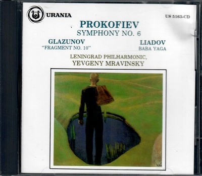 Yevgeny Mravinsky Prokofiev Symphony No. 6/Glazunov/Liadov Urania