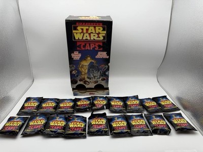1995 Topps STAR WARS CAPS (Pogs) 18 Pcs Gravity Feed Box