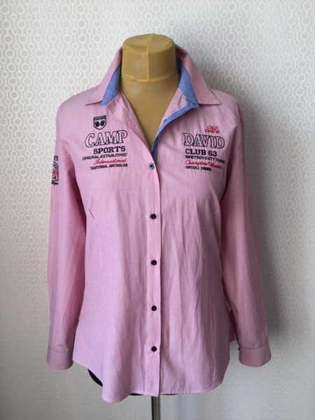 Women Camp David Shirt White 44 / XXL / 52