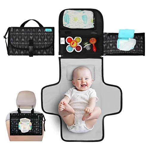 Kopi Baby Portable Diaper Changing Pad Travel Bag Wipes Pocket Black Arrows
Opens in a new window or