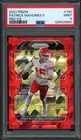 2021 Prizm Patrick Mahomes Red Ice Prizm PSA 9 Mint #190 Chiefs Superbowl MVP