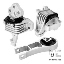 3PCS Engine and Transmission Mounts Set Compatible with 2014-2021 Cherokee,