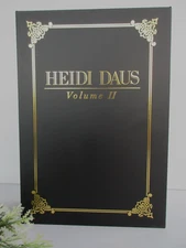 Heidi Daus Jewelry Box Volume II Black Gold Collector’s Book Style Case