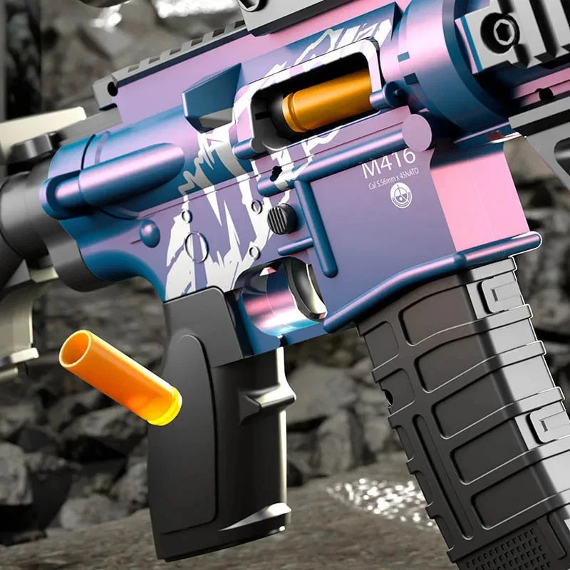M416 Toy Gun Rifle Sniper Pistol Blaster Soft Bullet Launcher