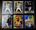 Konnor Griffin 6 Card Lot: 2024. 2025 Bowman 1st Paper, Inserts Prizm