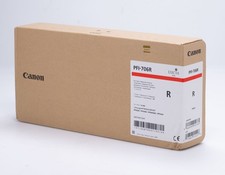 CANON PFI-706R RED genuine ink tank imagePROGRAF 700ml EXP 03/2025