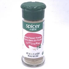 Spicer - White Pepper Powder 1.13oz/(32g)小磨坊冷研白胡椒粉