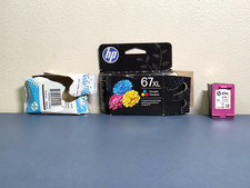 Genuine HP 67XL Tri-Color Ink Cartridge 3YM58AN OEM New Open Box