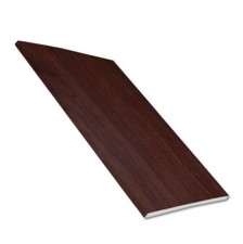 200mm UPVC Flat Soffit Board Rosewood Grained - Pack of 2 x 5mt Lengths (10mt)