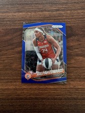 2025 Panini Prizm WNBA #94 Aaliyah Edwards Blue Velocity Prizm NM