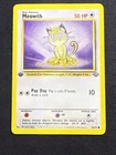 Pokémon TCG Meowth 1st Edition Jungle Set 56/64 WOTC Vintage Lp