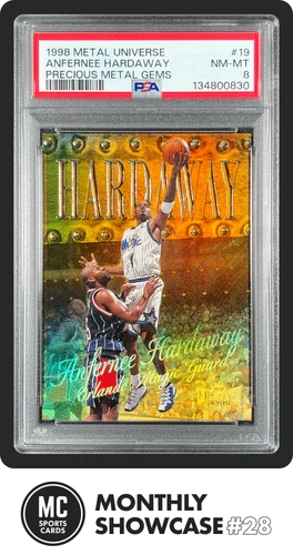 ANFERNEE PENNY HARDAWAY PSA 8 1998 METAL UNIVERSE #19 PRECIOUS GEMS PMG 43/50