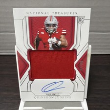 2025 Panini National Treasures Quinshon Judkins RPA /99 Auto Ohio State Buckeyes