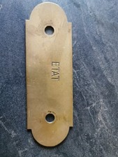 Ancienne Plaque Cuivre Industrielle  No Émaillée 