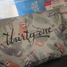 Thirty-one Zipper Pouch 3045AL180000 Pattern AL18 Sloth Hangout New with Tags
