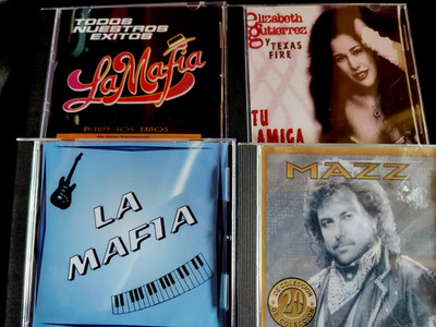 LA MAFIA ''TODOS NUESTROS EXITOS'' MAZZ ''20 EXITOS'' ELIZABETH GUTIERREZ 4 USED CDS