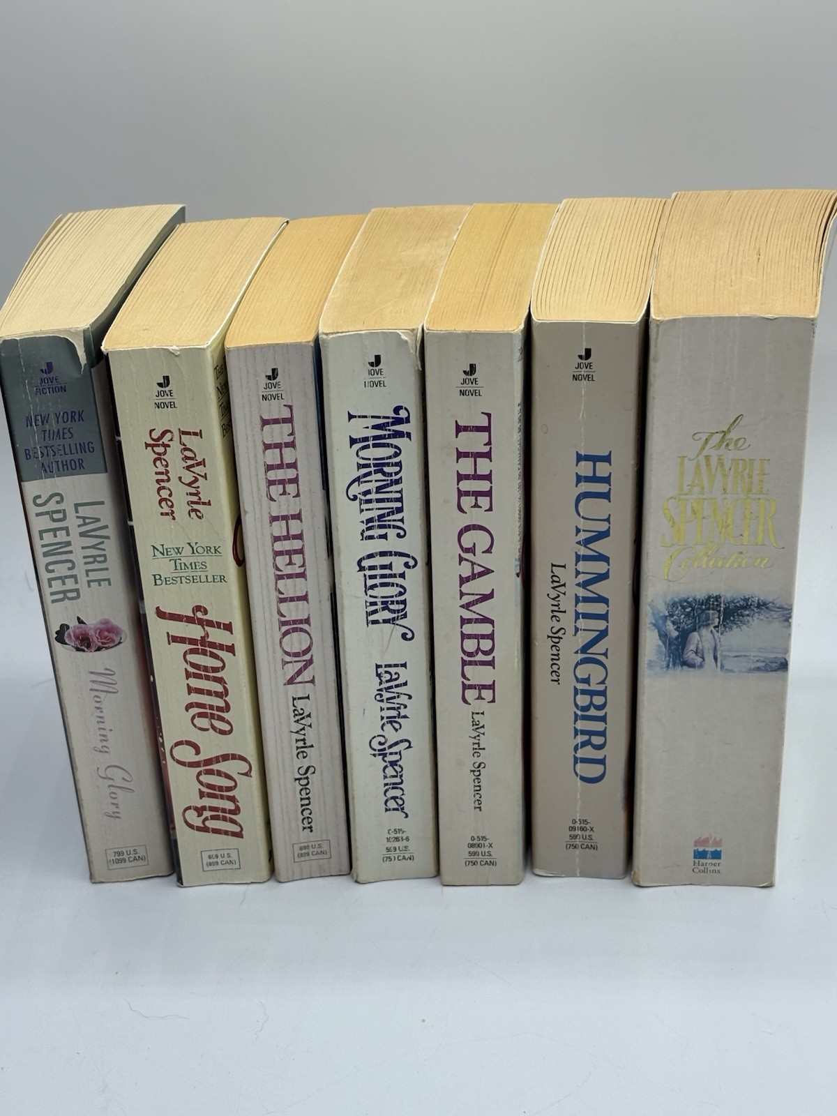 Lavyrle Spencer Book Lot x7 Romance Novels Vintage Paperback