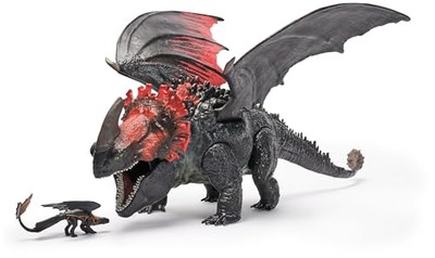Dreamworks Dragons World of Berk Red Death Chomping Rampage 28cm