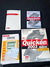 BRAND NEW FACTORY SEALED - Intuit Quicken 2003 Deluxe For Windows
