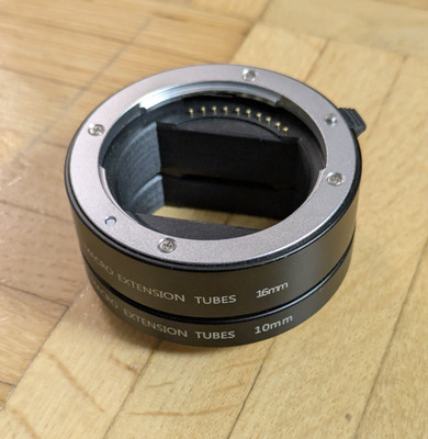 Neewer AC-MS Makro Zwischenringe 10mm + 16mm Sony E-Mount AF Metall + Rechnung