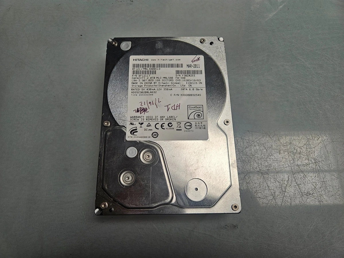 Hitachi 2TB Internal Hard Disk Drives for sale - eBay
