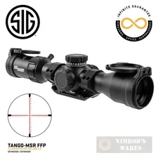 Sig Sauer TANGO-MSR RIFLESCOPE 2-12x44mm Illuminated FFP 2.0 Reticle SOTM62000