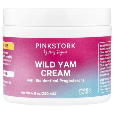 2 X Pink Stork, Wild Yam Cream, 4 fl oz (120 ml)