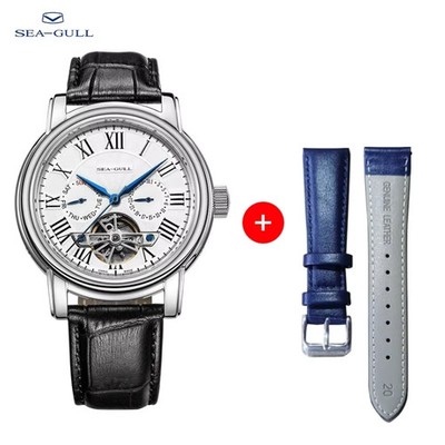 Seagull Watch Automatic Mechanical Wristwatch Multi-Function Hollow Flywheel