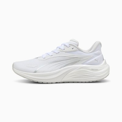 PUMA Women's Electrify Nitro 4 Running Shoe Puma White/Feather Gray - 31078802,