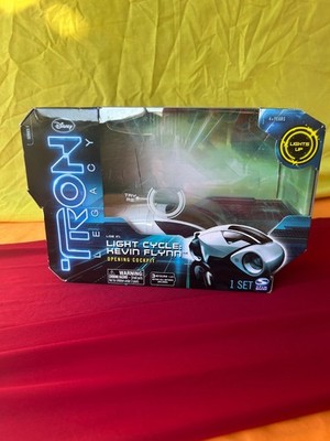   Disney TRON Legacy Light Cycle Kevin Flynn Lights Up Display Box  