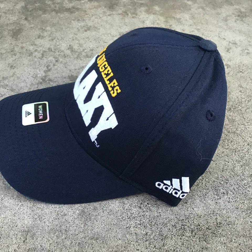 NUEVO CON ETIQUETAS LA Los Angeles Galaxy Gorra Snapback Adidas MLS 2014 Lentejuelas Mujeres Azul Foto 3 de 4