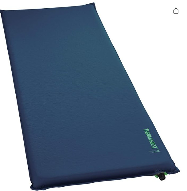 Therm-a-Rest BaseCamp XL alfombrilla aislante autoinflable Poseidón azul