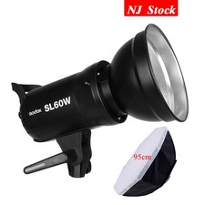 Godox SL-60W LED Studio Video Light Photography Light 95cm Bowens Mount Softbox