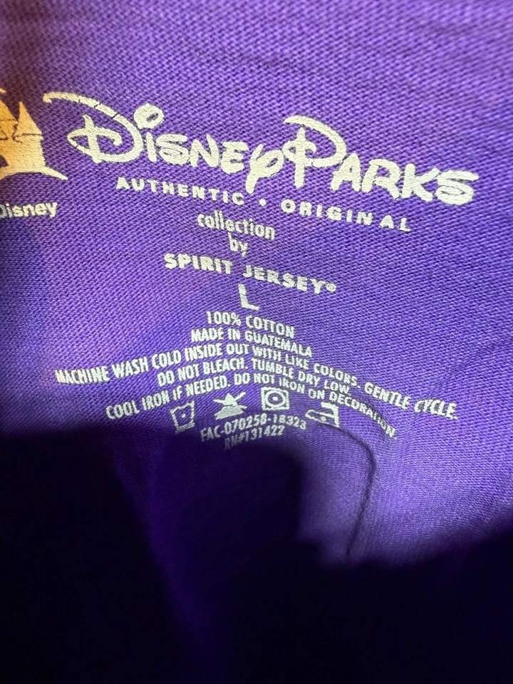 迪士尼公园药水精神球衣紫色闪亮长袖 L 码 — 第 4/4 张图片