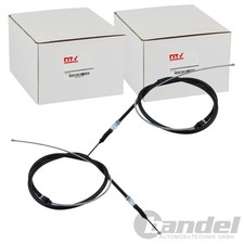 2x NTY HANDBREMSSEILE passend für PEUGEOT 308 SCHEIBENBREMSE