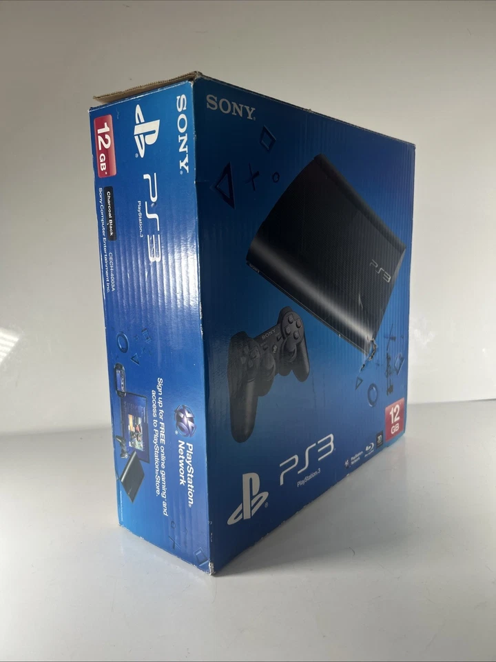 Consola Ps3 Super Slim EN CAJA, 12 GB lista para jugar completa BUENA Foto 3 de 4